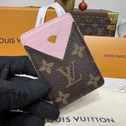 Uubags Louis Vuitton M12855 Porte-Carte Magnet Card Holder Pink 6.5x9.5x0.5cm - 2