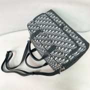 Uubags Dior Hit The Road Pet Carrier Bag In Black 40x25x20cm - 3