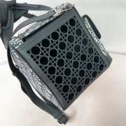 Uubags Dior Hit The Road Pet Carrier Bag In Black 40x25x20cm - 6