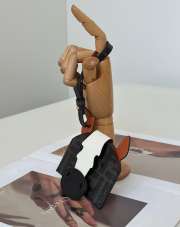 Uubags Fendi Best Friends Forever card case card holder in FF fabric and black leather - 6