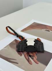 Uubags Fendi Best Friends Forever card case card holder in FF fabric and black leather - 5