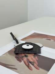 Uubags Fendi Best Friends Forever Card Case Card holder in brown FF fabric and camelia leather - 5