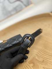 Uubags Chanel Quilted Leather Waist Belt Bag In Black 18x3.5x12cm - 3