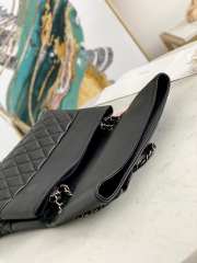 Uubags Chanel CC Quilted Lambskin Flap Shoulder Bag In Black 32x7.5x19cm - 4