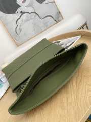 Uubags Chanel CC Quilted Lambskin Flap Shoulder Bag In Green 32x7.5x19cm - 3