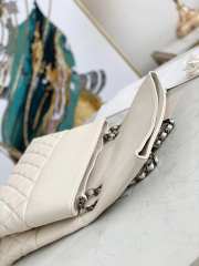 Uubags Chanel CC Quilted Lambskin Flap Shoulder Bag In Off-white 32x7.5x19cm - 5