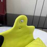 Uubags Gucci GG Marmont Mini Shoulder Bag In Lime Green Lambskin Leather 16.5x9.5x4.5cm - 4