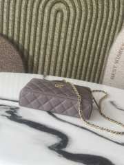 Uubags Chanel AP4407 Vanity bag light purple glossy calfskin with grain effect & gold-plated metal - 5