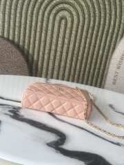 Uubags Chanel AP4407 Vanity bag light pink glossy calfskin with grain effect & gold-plated metal - 5