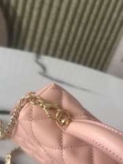 Uubags Chanel AP4407 Vanity bag light pink glossy calfskin with grain effect & gold-plated metal - 6