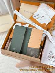 Uubags Louis Vuitton M27055 Brazza Wallet In Khaki 10x19x2cm - 6