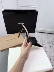 Uubags Gianvito Rossi Rania 85 crystal-embellished mules in black - 4