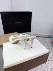 Uubags Gianvito Rossi Rania 85 crystal-embellished mules in white - 6
