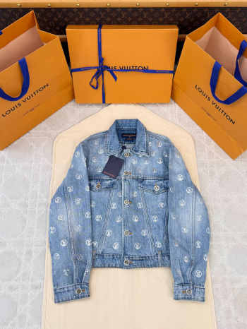 Uubags Louis Vuitton 1AIQYM Ski Sequin Signature Denim Jacket