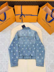 Uubags Louis Vuitton 1AIQYM Ski Sequin Signature Denim Jacket - 6