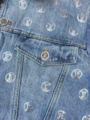 Uubags Louis Vuitton 1AIQYM Ski Sequin Signature Denim Jacket - 2