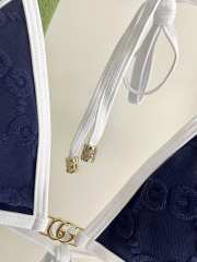 Uubags Gucci GG terrycloth bikini in blue  - 6