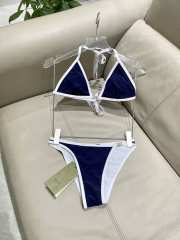 Uubags Gucci GG terrycloth bikini in blue  - 3