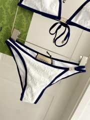 Uubags Gucci GG terrycloth bikini in white - 5