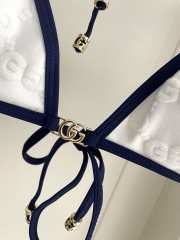 Uubags Gucci GG terrycloth bikini in white - 4