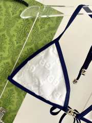 Uubags Gucci GG terrycloth bikini in white - 2