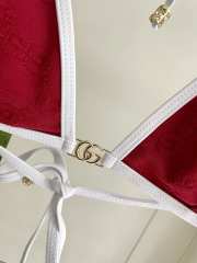 Uubags Gucci GG terrycloth bikini in red - 2