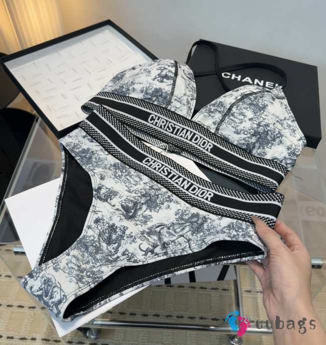 Uubags Dior Bikini Black White - 1