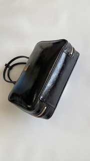 Uubags Miu Miu large Beau bag in black patent leather 35x22x12cm - 3