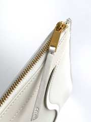 Uubags Celine Flat Luggage In White Glossy Calfskin 44.5x31.5x0.5cm - 3