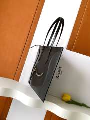 Uubags Celine Flat Luggage In Black Glossy Calfskin 44.5x31.5x0.5cm - 6