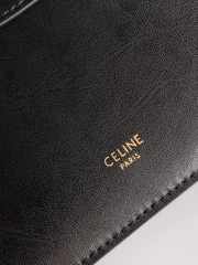 Uubags Celine Flat Luggage In Black Glossy Calfskin 44.5x31.5x0.5cm - 4