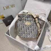Uubags Dior 30 Montaigne Mini Bucket Bag with Drawstring 16x18.5x13cm - 1