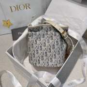 Uubags Dior 30 Montaigne Mini Bucket Bag with Drawstring 16x18.5x13cm - 4