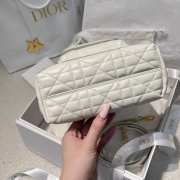 Uubags Dior Caro Mini Bucket Bag Pink Macrocannage Lambskin 20x24x9cm - 6