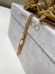 Uubags Jimmy Choo Bon Bon Gold Mirror Fabric Mini Bag with Metal Handle 14x15x9.5cm - 3