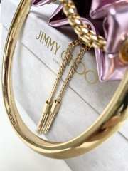 Uubags Jimmy Choo Bon Bon Pink Mirror Fabric Mini Bag with Metal Handle 14x15x9.5cm - 6