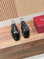 Uubags Gucci slingback pump in black patent leather 4.5cm - 1