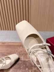 Uubags Gucci slingback pump in light beige patent leather 4.5cm - 2