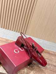 Uubags Gucci slingback pump in red patent leather 4.5cm - 3