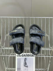 Uubags Louis Vuitton 1AHMDW Pool Pillow Flat Comfort Mule Sandals In Blue - 2