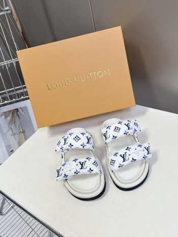 Uubags Louis Vuitton 1AHMKK Pool Pillow Comfort Mule Blue