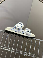 Uubags Louis Vuitton 1AHMKK Pool Pillow Comfort Mule Blue - 3