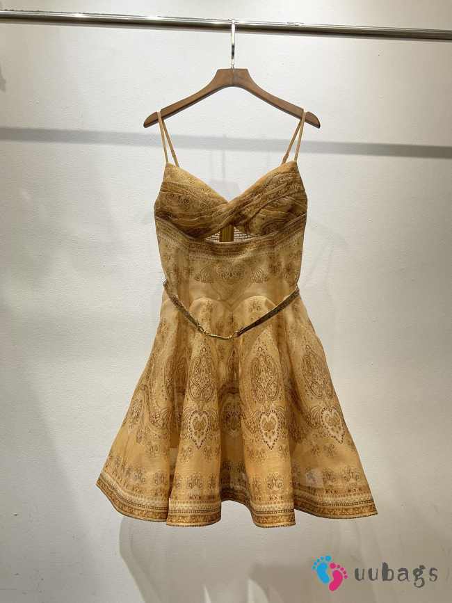 Uubags Zimmermann Luna Twist Mini Dress - 1