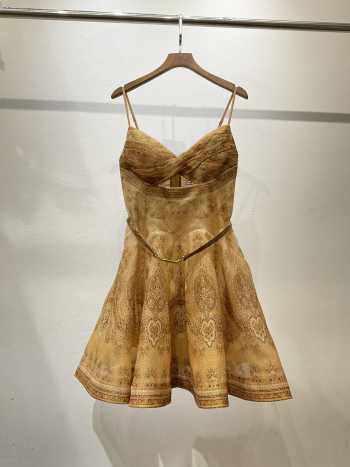 Uubags Zimmermann Luna Twist Mini Dress