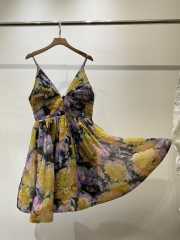 Uubags Zimmermann Luna V Neck Mini Dress - 4