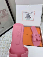 Uubags Hermes Oran Sandal In Rose Pink - 6