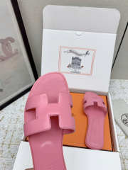 Uubags Hermes Oran Sandal In Rose Pink - 4