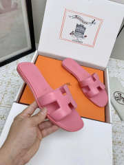 Uubags Hermes Oran Sandal In Rose Pink - 3