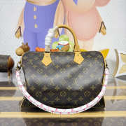 Uubags Louis Vuitton M27512 Speedy Soft Bag Monogram 30x21x17cm - 6