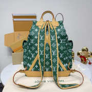 Uubags Louis Vuitton Christopher PM Backpack in Green Monogram Canvas 38x44x12.5cm - 6